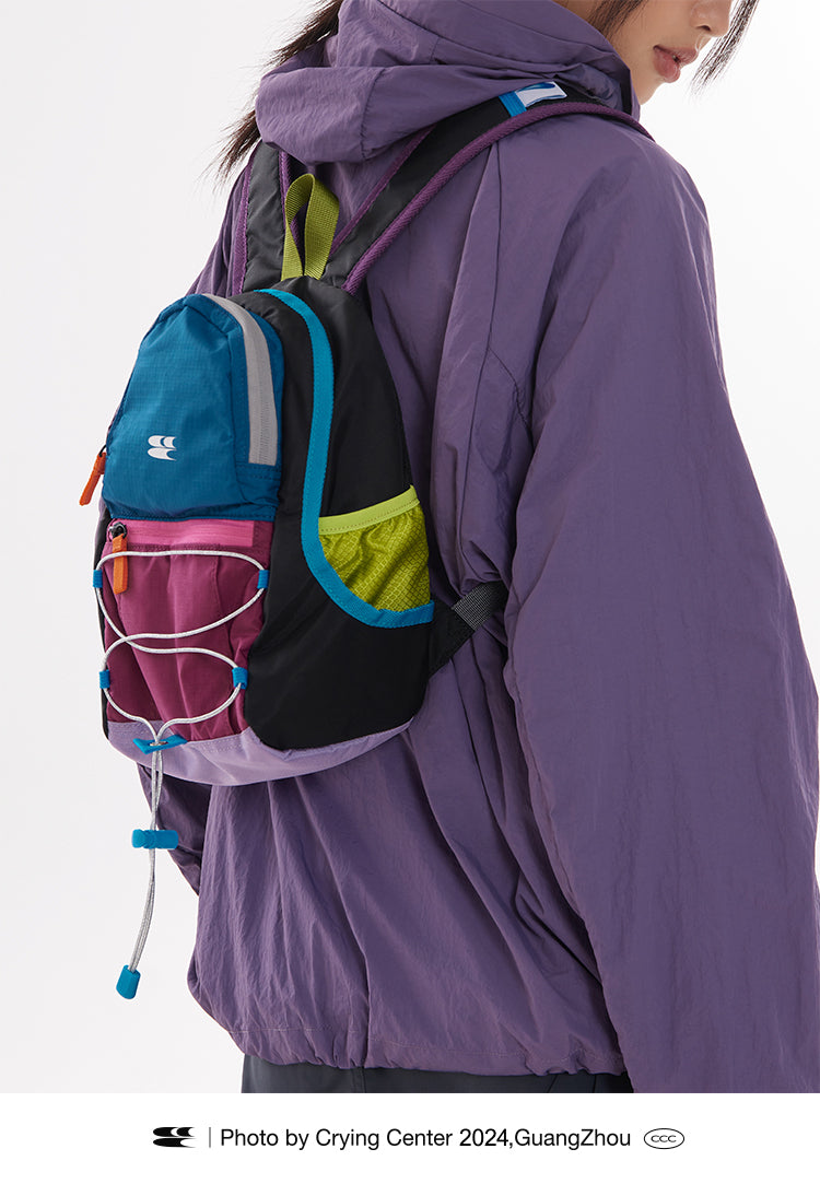 CryingCenter Stitching Contrasting Picnic Hiking Bag