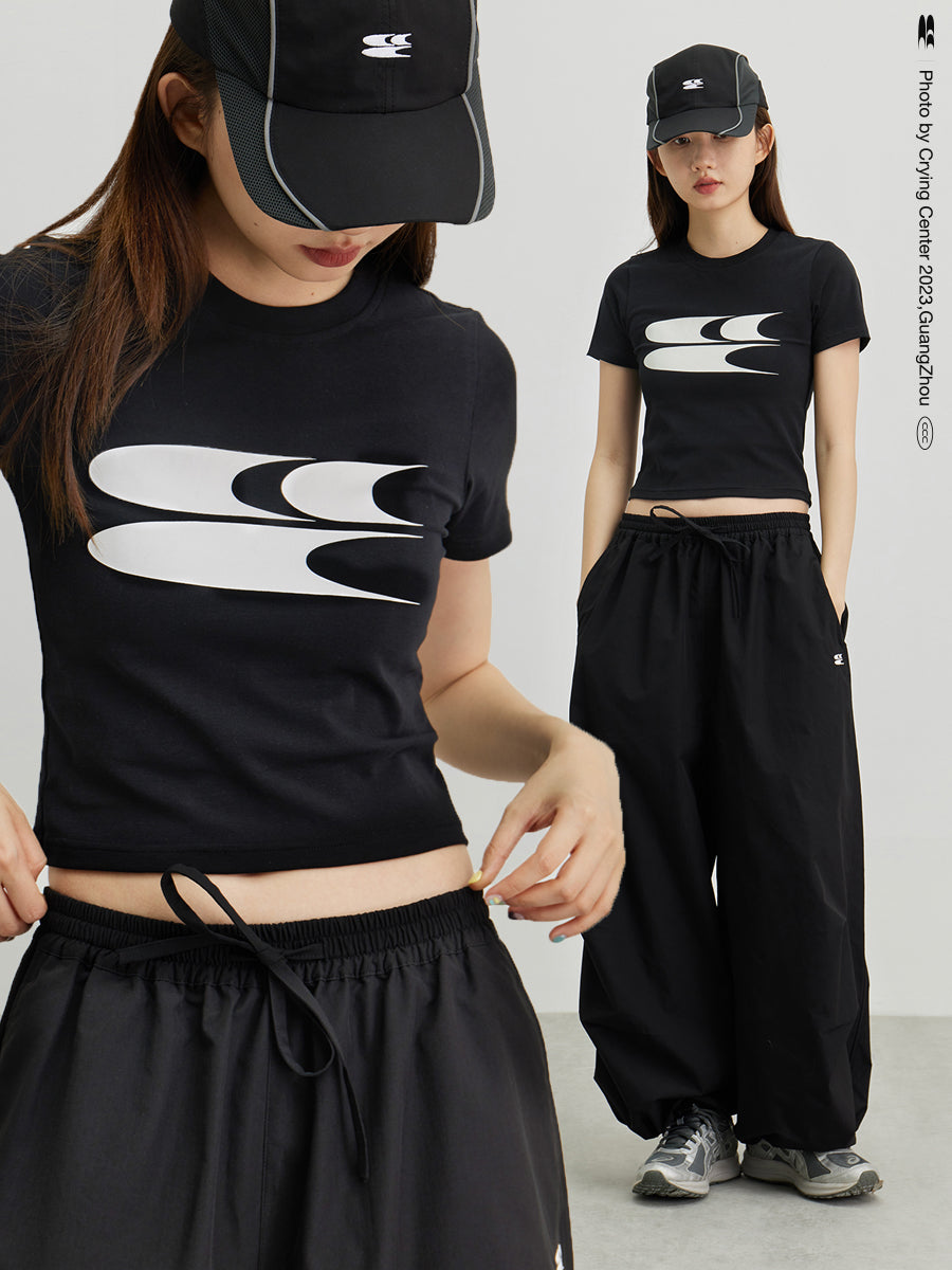 CryingCenter Skinny Stretch Cropped tee