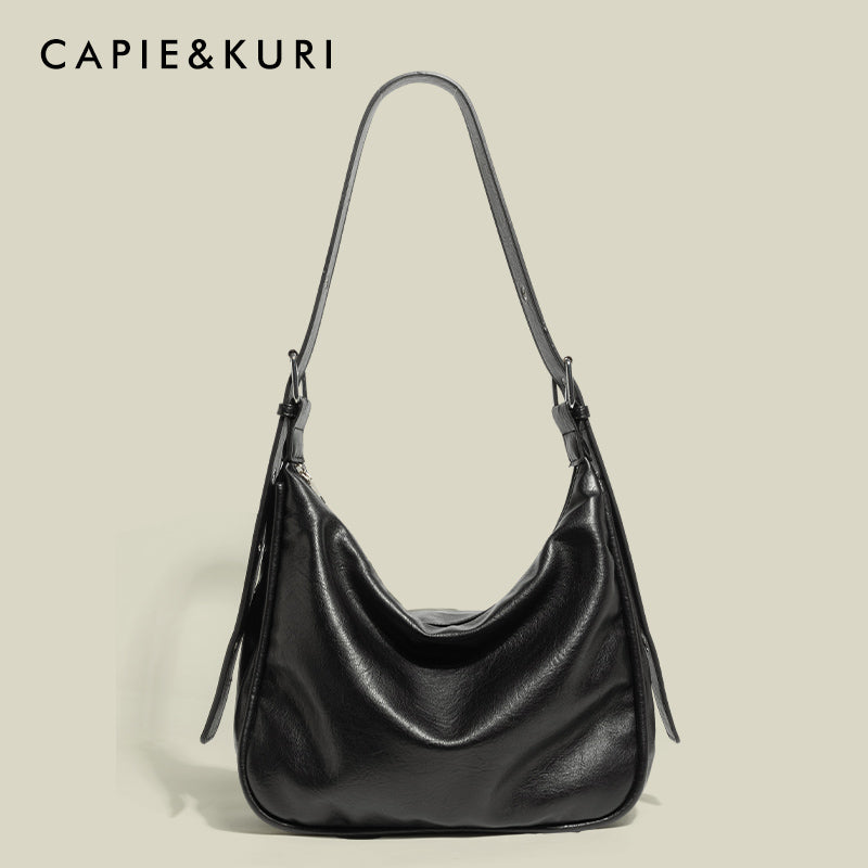 CAPIE &KURI Premium Soft Leather Bag Women's Versatile Large Tote Bag