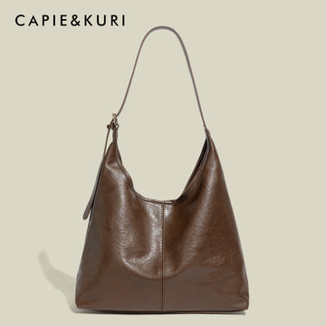 CAPIE & KURI Commuter Soft Leather Tote Bag