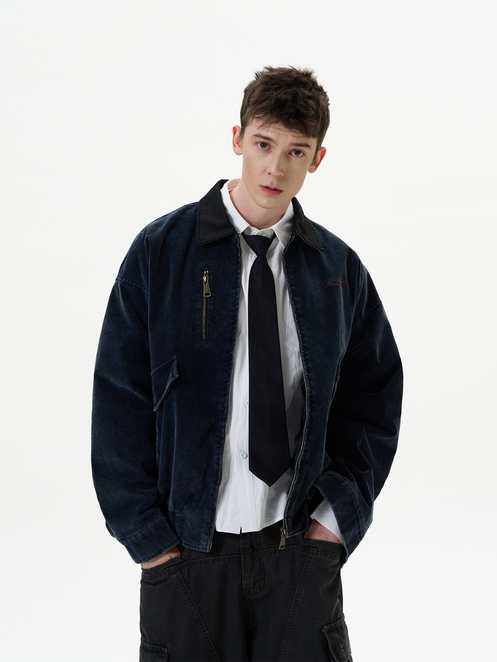 "Clearance" MADWITCH Distressed Corduroy Jacket