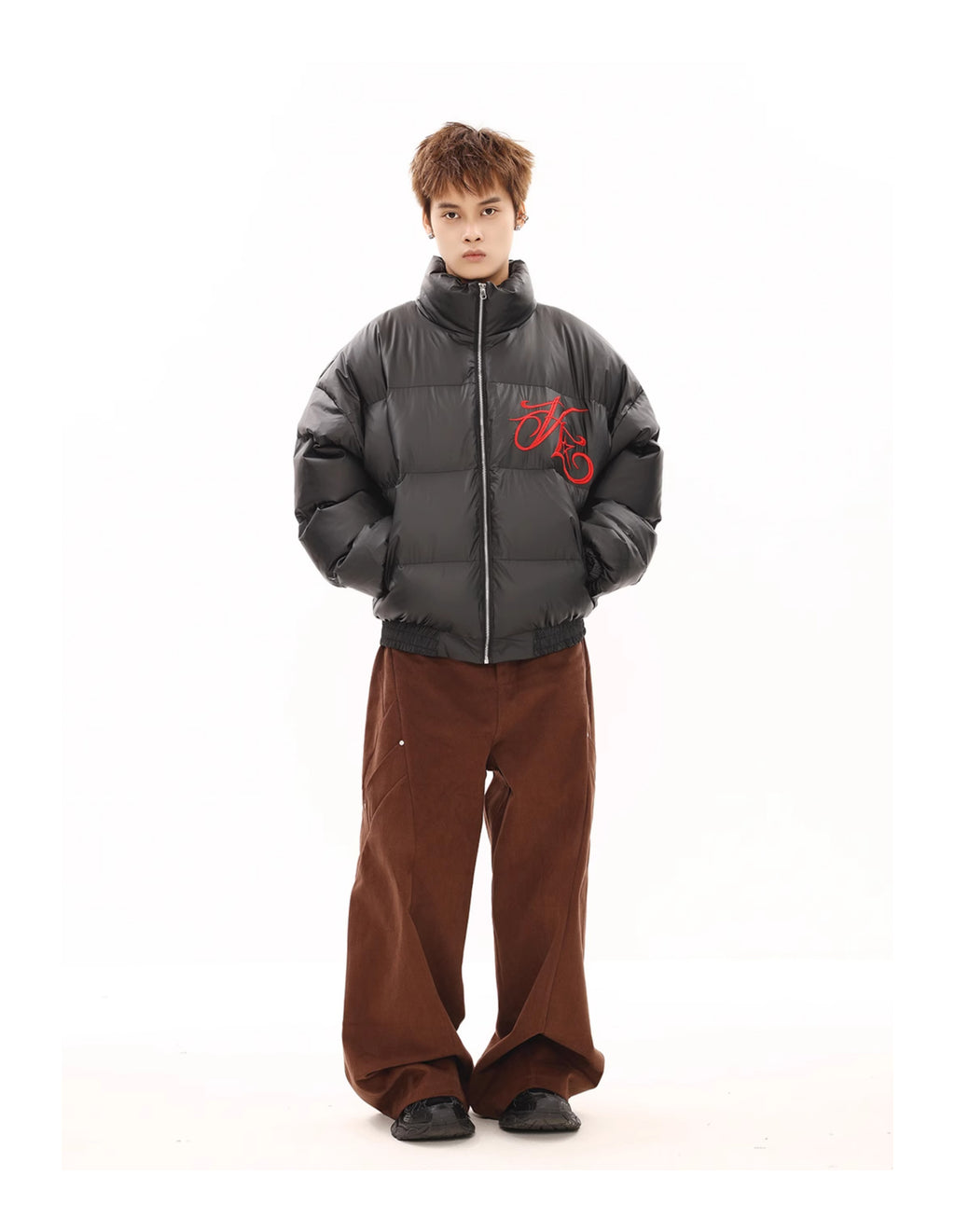 BTSG Metal Silver Puffer Jacket