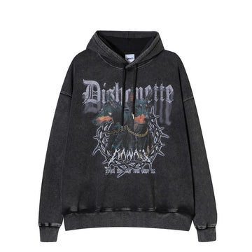 TKPA DISSHONNETE Washed 100% Cotton Hoodie