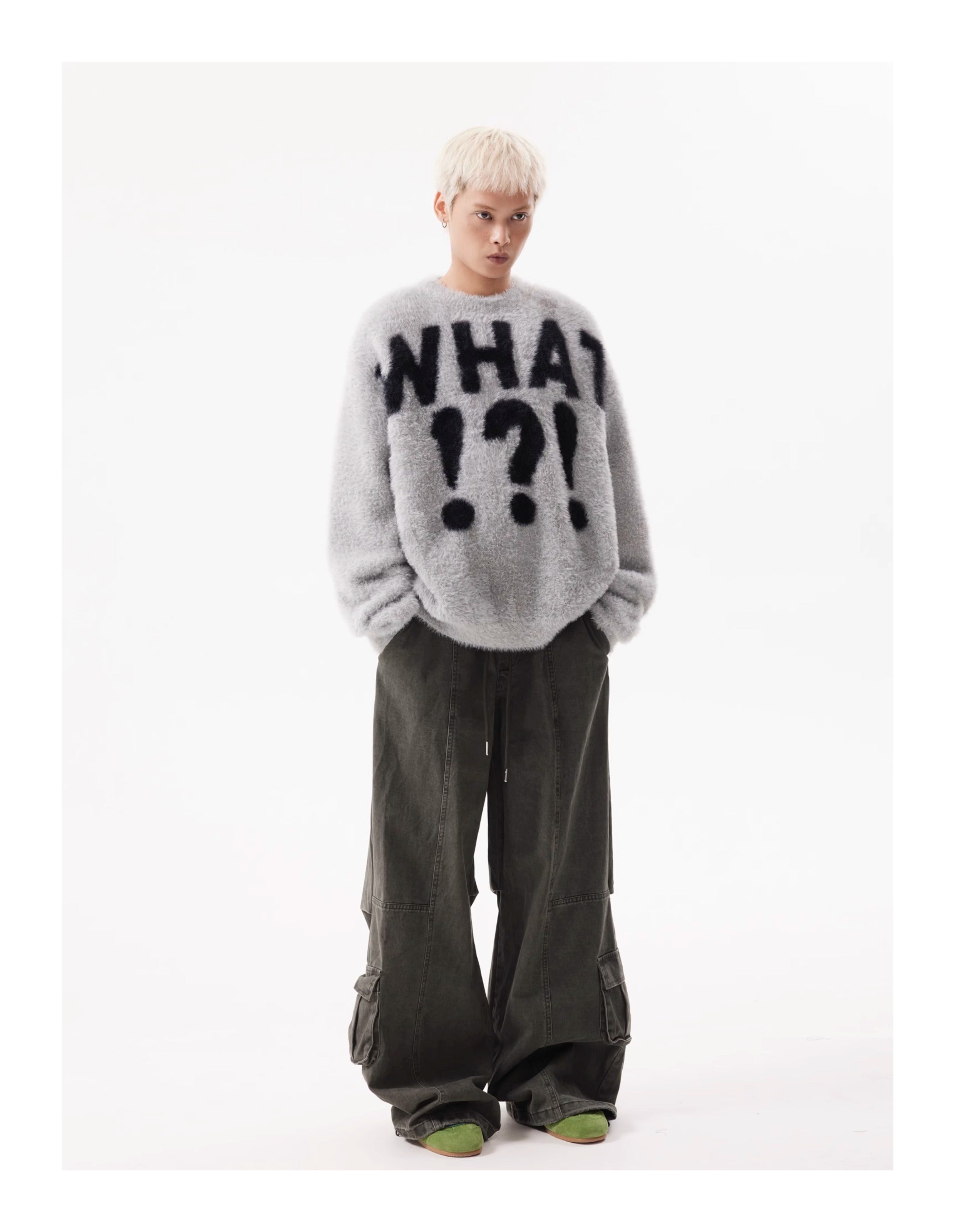 BTSG High-end Faux Mink Silhouette Sweater