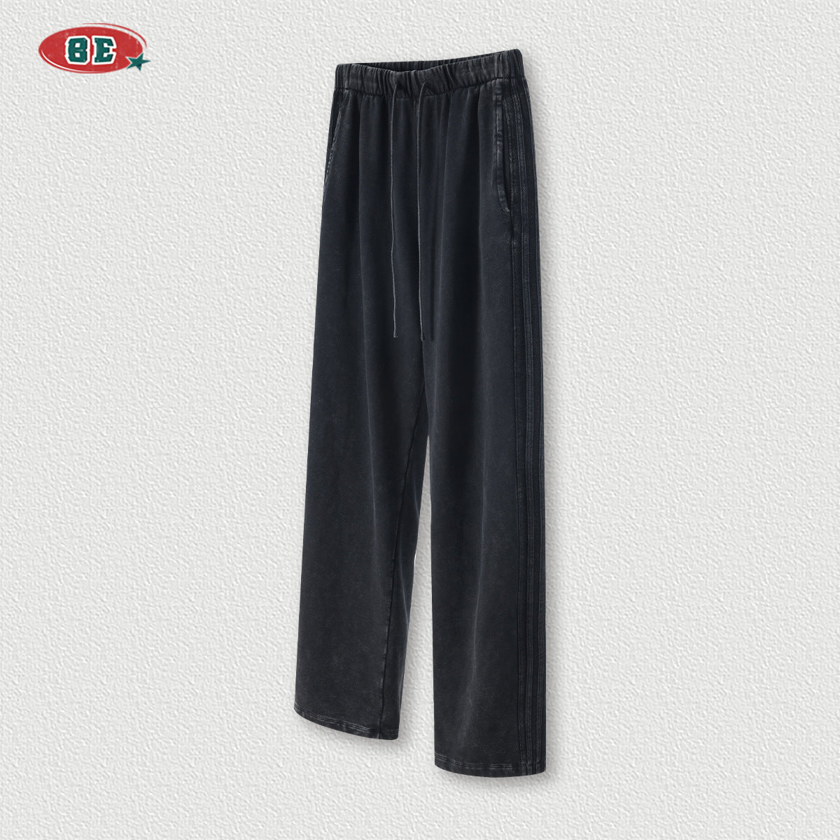 BE 450G 100% Cotton Washed Loose Sweatpants