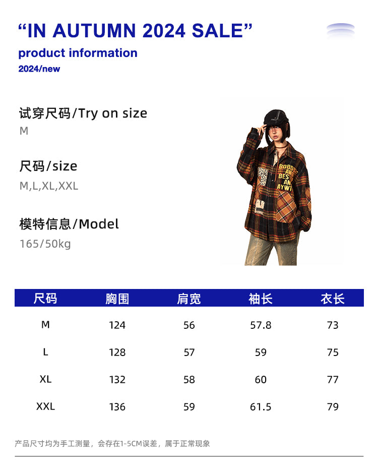 قميص BLACKBB Retro Elements بطبعة منقوشة وأكمام طويلة