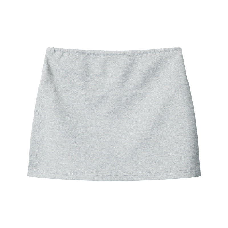 Nariele Side Slit High Waist Sports Style Skirt