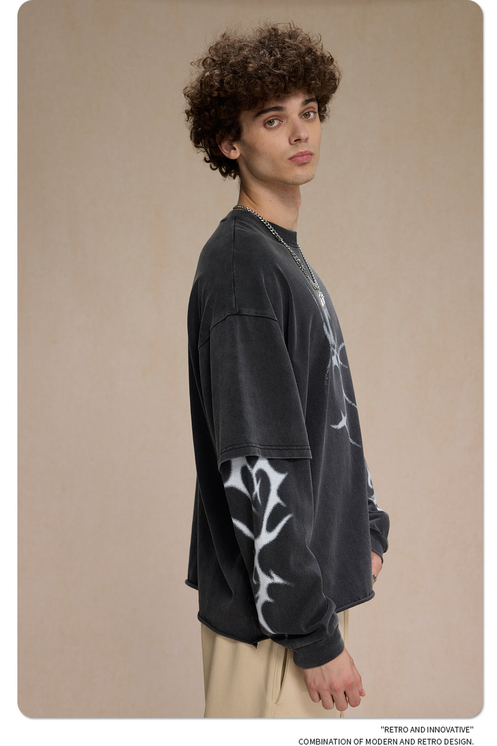 ARTIE Double Layer HASHI Long Sleeve Tee