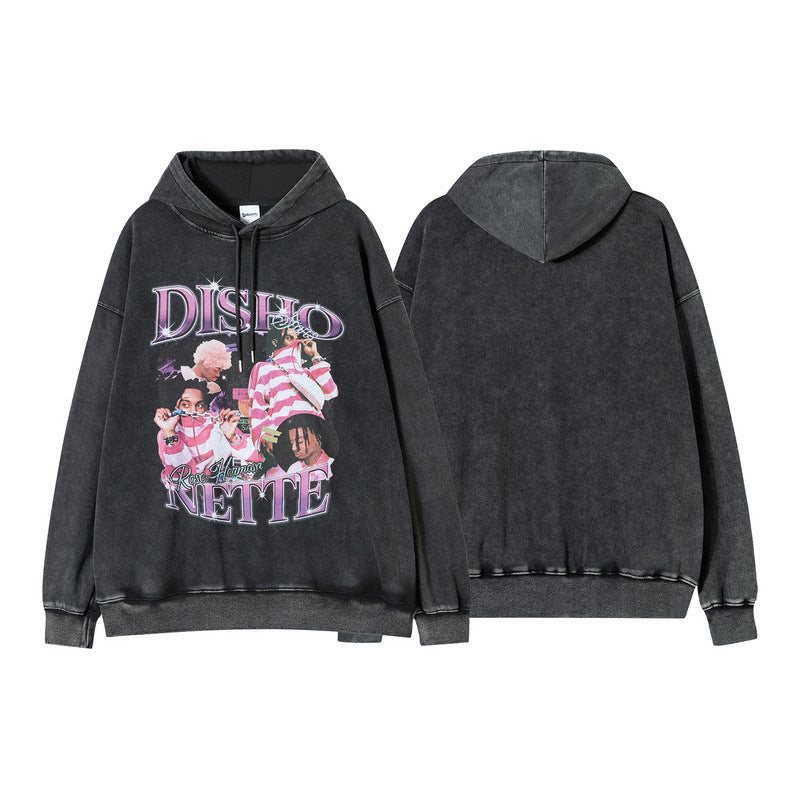 TKPA DISSHONNETE Washed 100% Cotton Hoodie