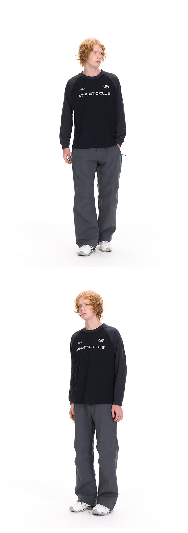 UNF American Reversible Velvet Long Sleeve Tee