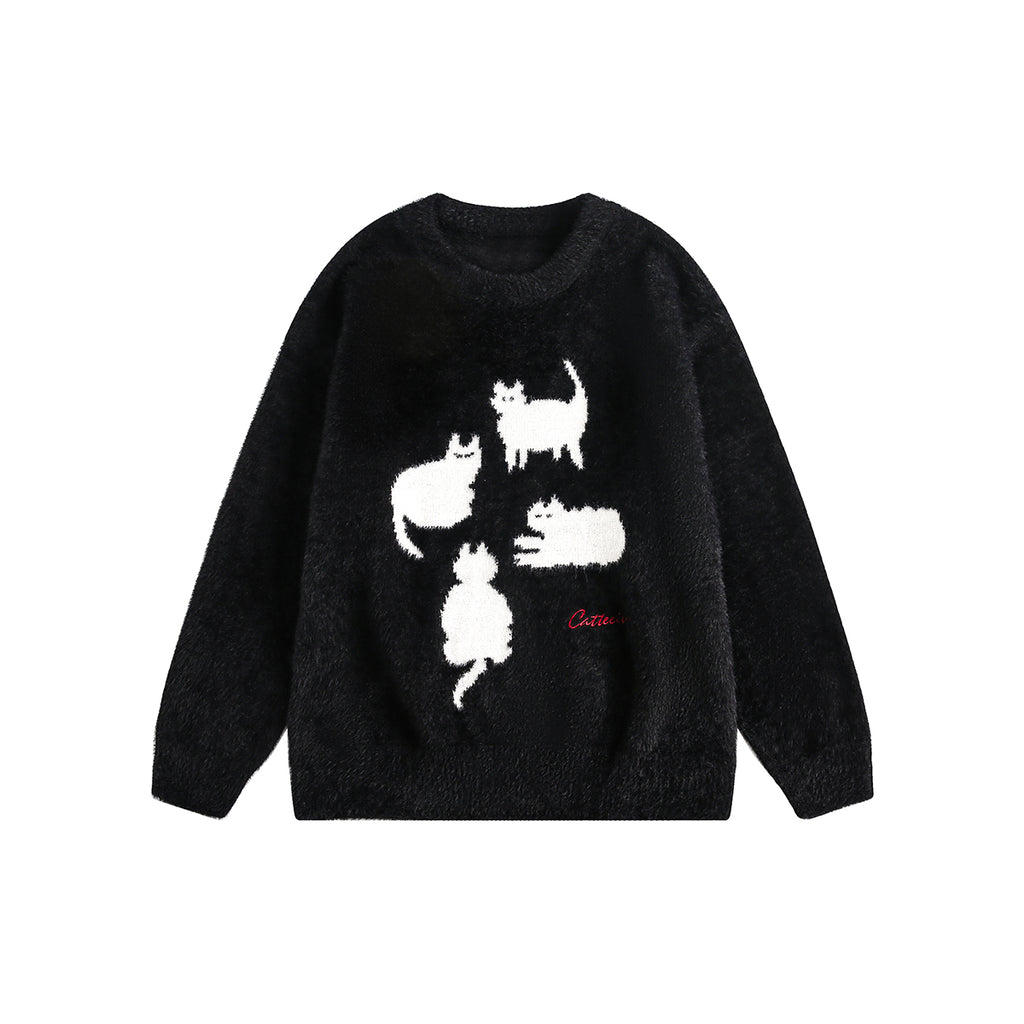 Lemanism Cat Mohair Sweater