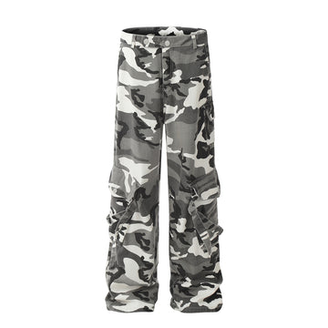 BTSG's American Black and White Camouflage Cargo Pants