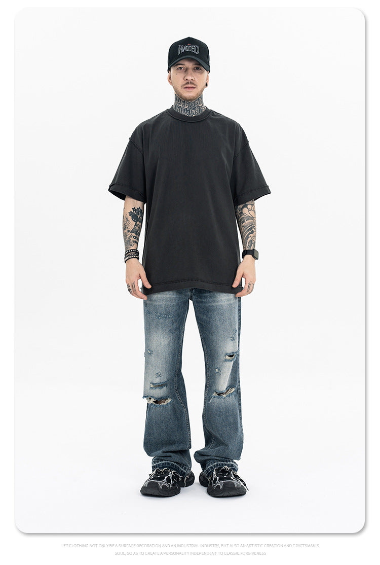 FORGIVNESS  270g Dropped Shoulder Short Sleeve Tee