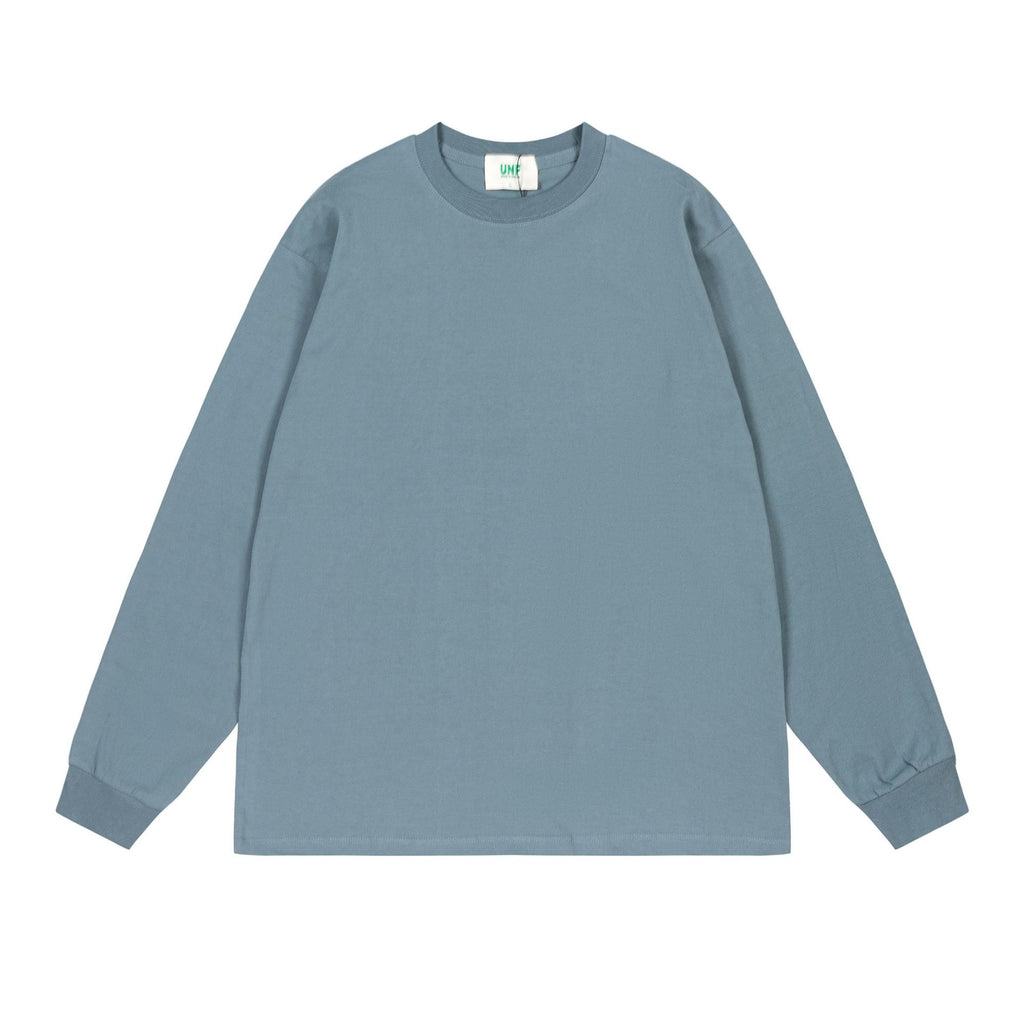 UNF Heavy 100% Cotton Loose Basic Understooth Long Sleeve Tee