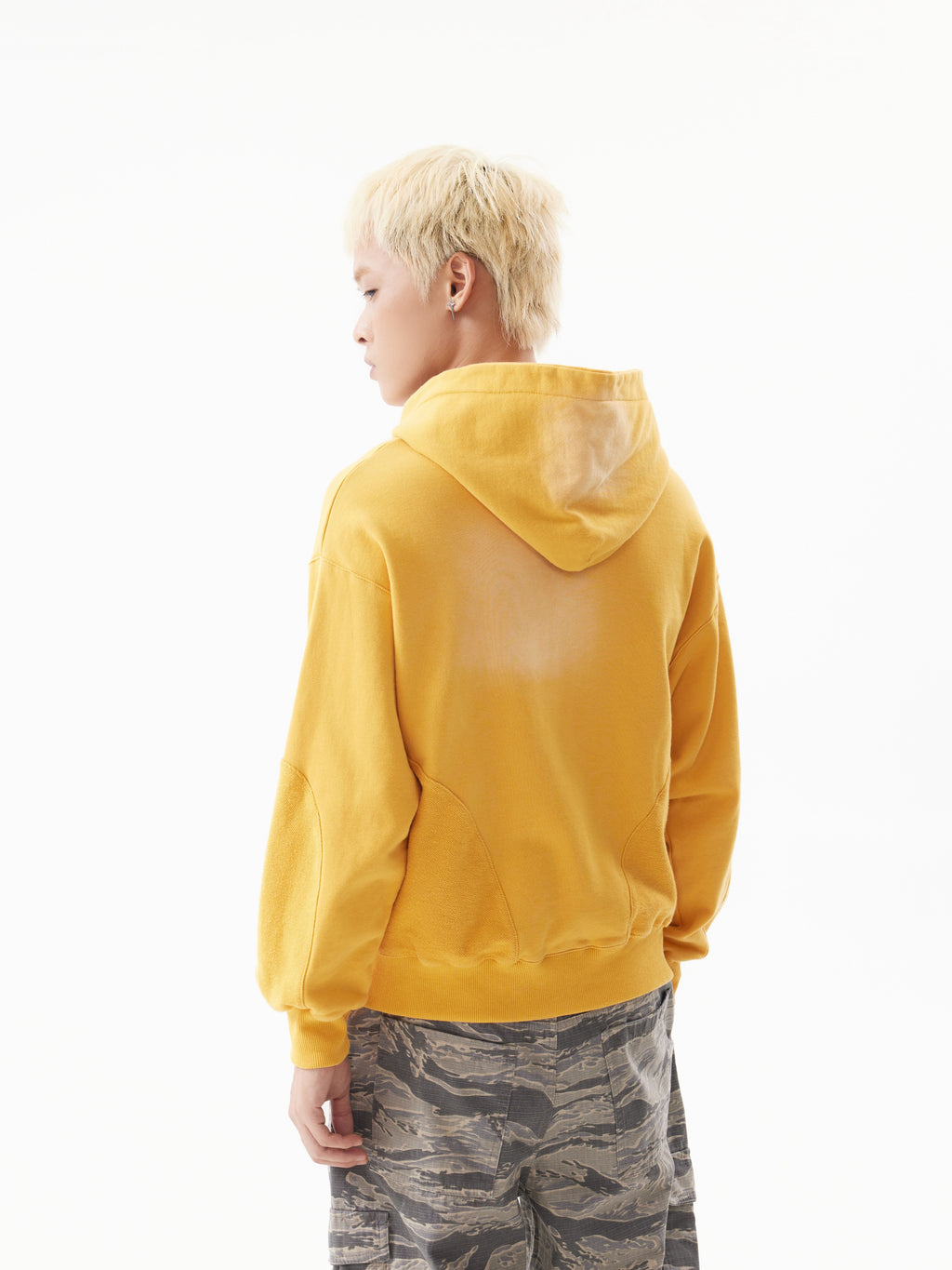 BTSG American Retro Wash Smudge Gradient Hooded Zip Jacket