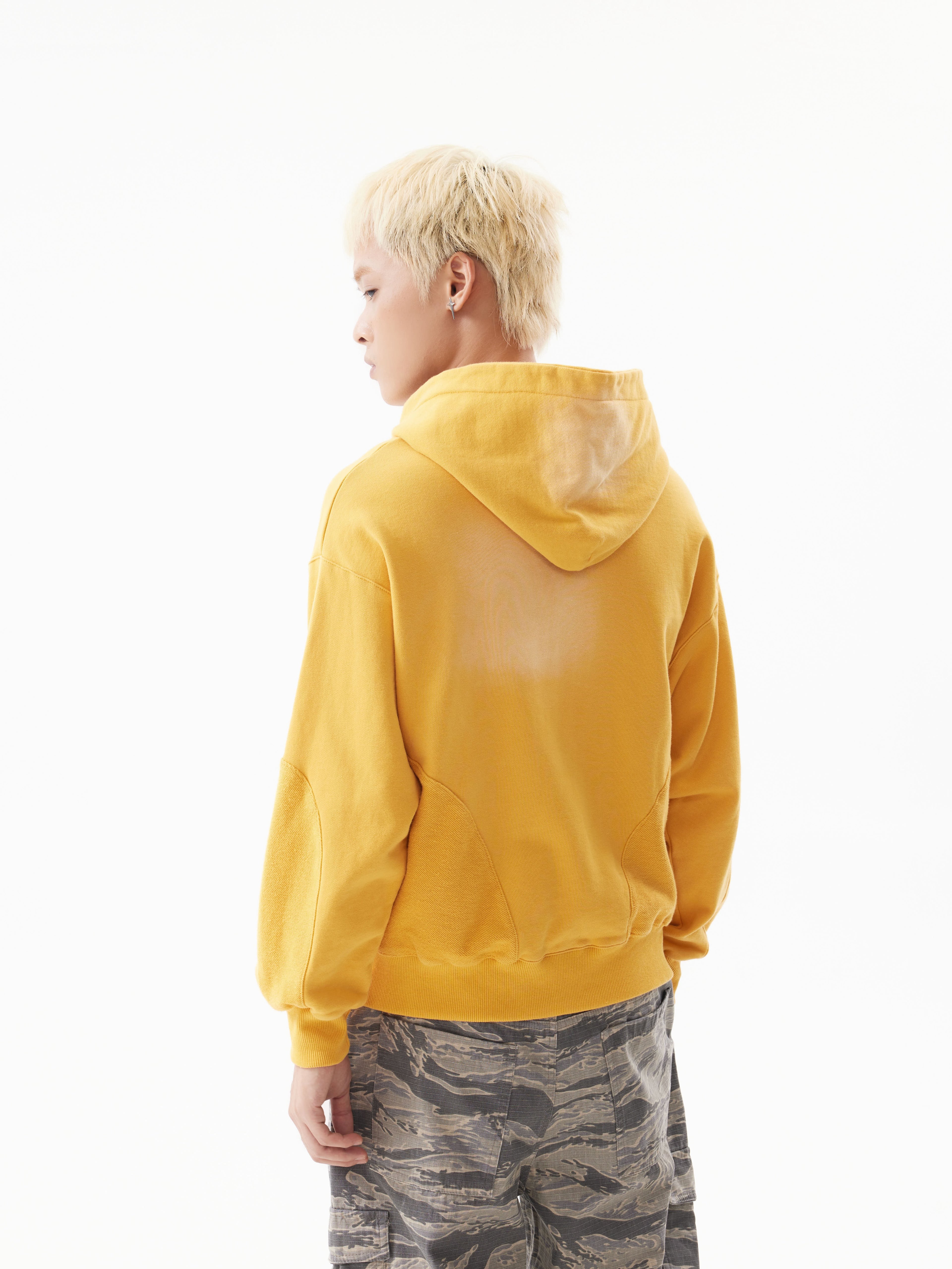 BTSG American Retro Wash Smudge Gradient Hooded Zip Jacket