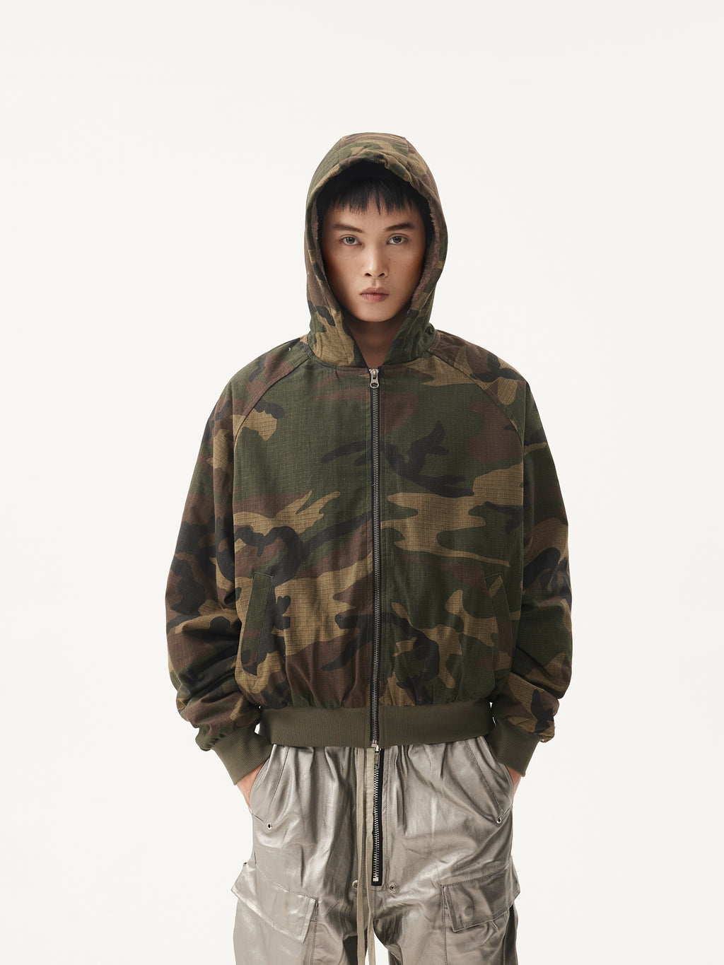 BTSG Wasteland Tactical Camouflage thick imitation rabbit Jacket