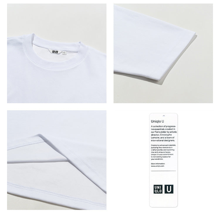UNIQLO AIRism Loose Crew Neck Short Sleeve Tee