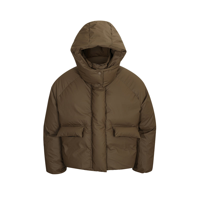 BTSG Detachable Hat Bakery Puffer Jacket