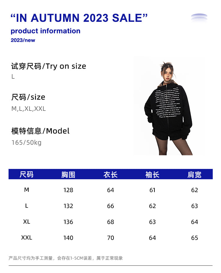 سترة BLACKBB American Patchwork منقوشة بغطاء للرأس ومطبوعة بسحاب