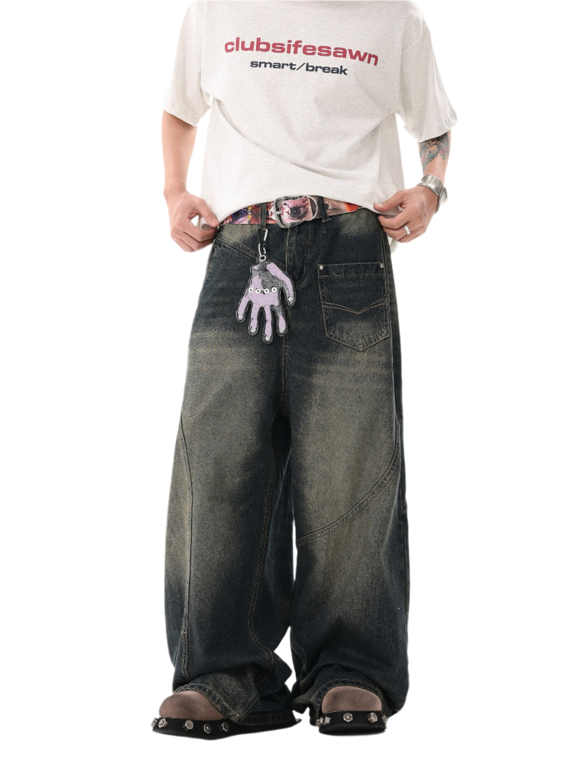 BTSG's American Retro Structure, Split Bone Design, Jeans