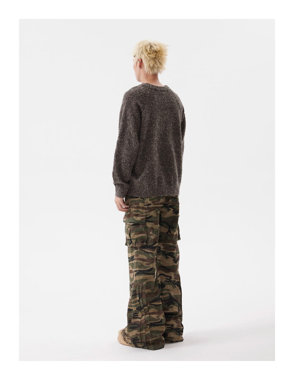 BTSG Lazy Raglan Neck Knit Sweater
