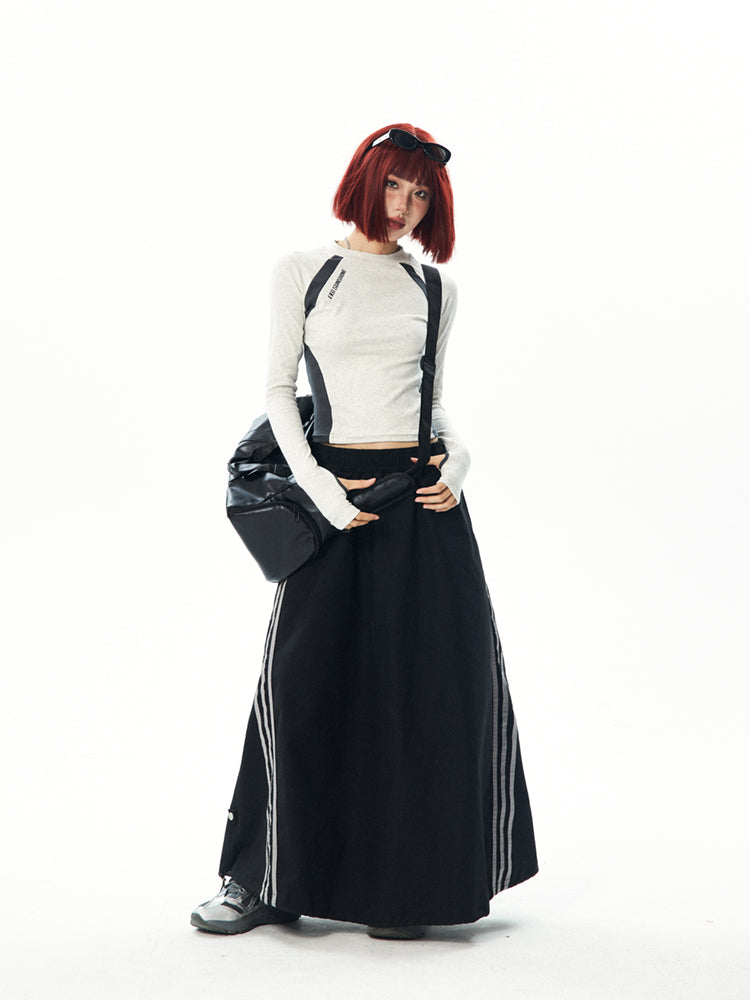 BlackBB American Retro Slim Fit Athletic Sport Top