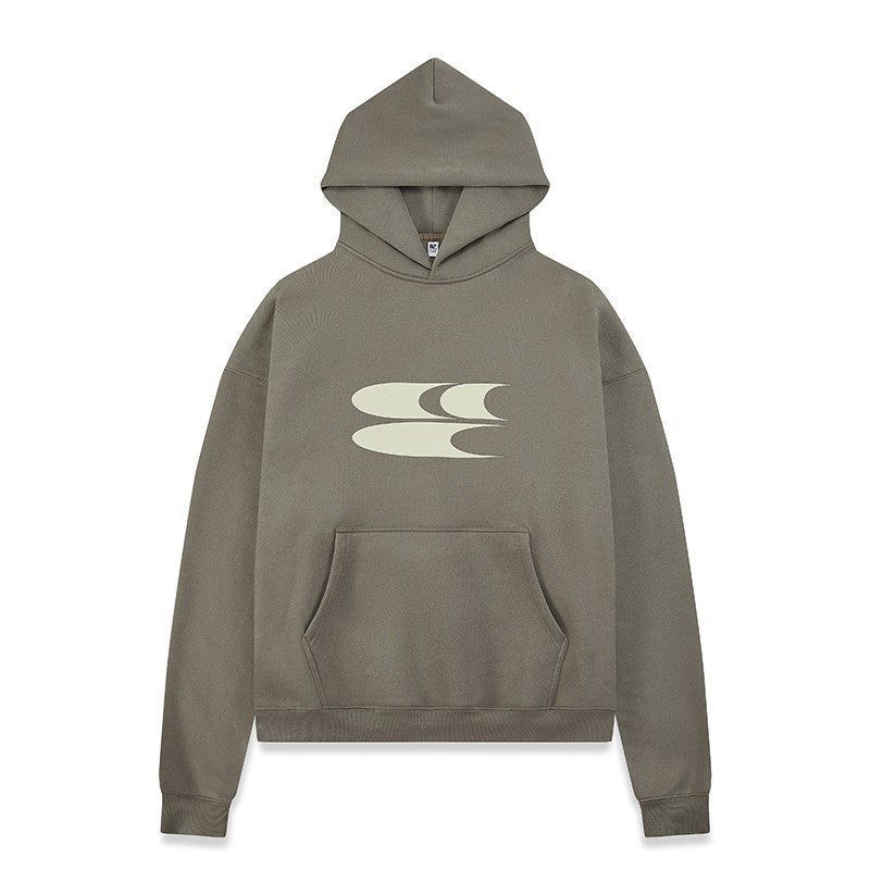 CryingCenter Logo Velvet Cotton Hoodie