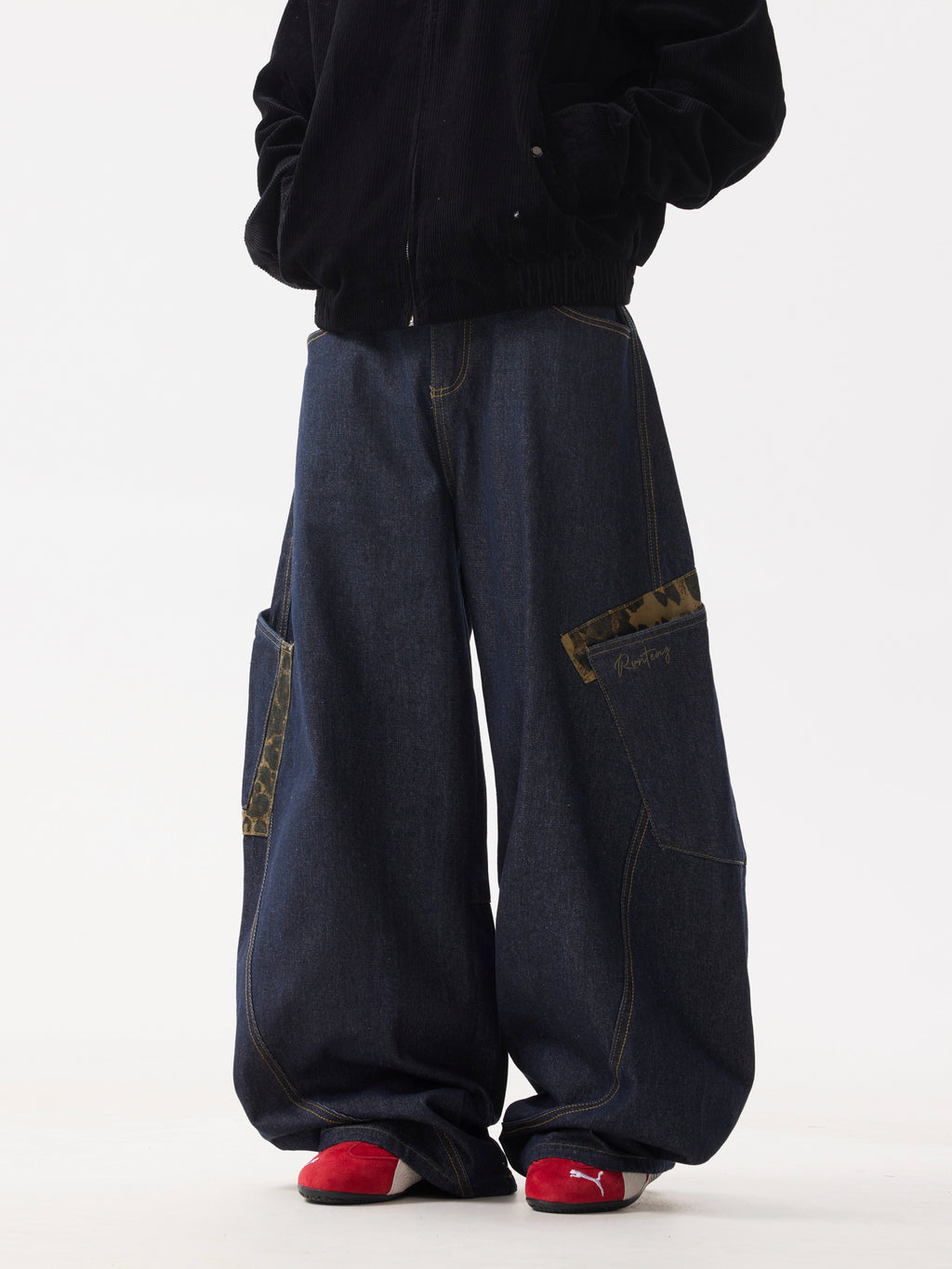 BTSG Leopard Baggy Scimitar Pants