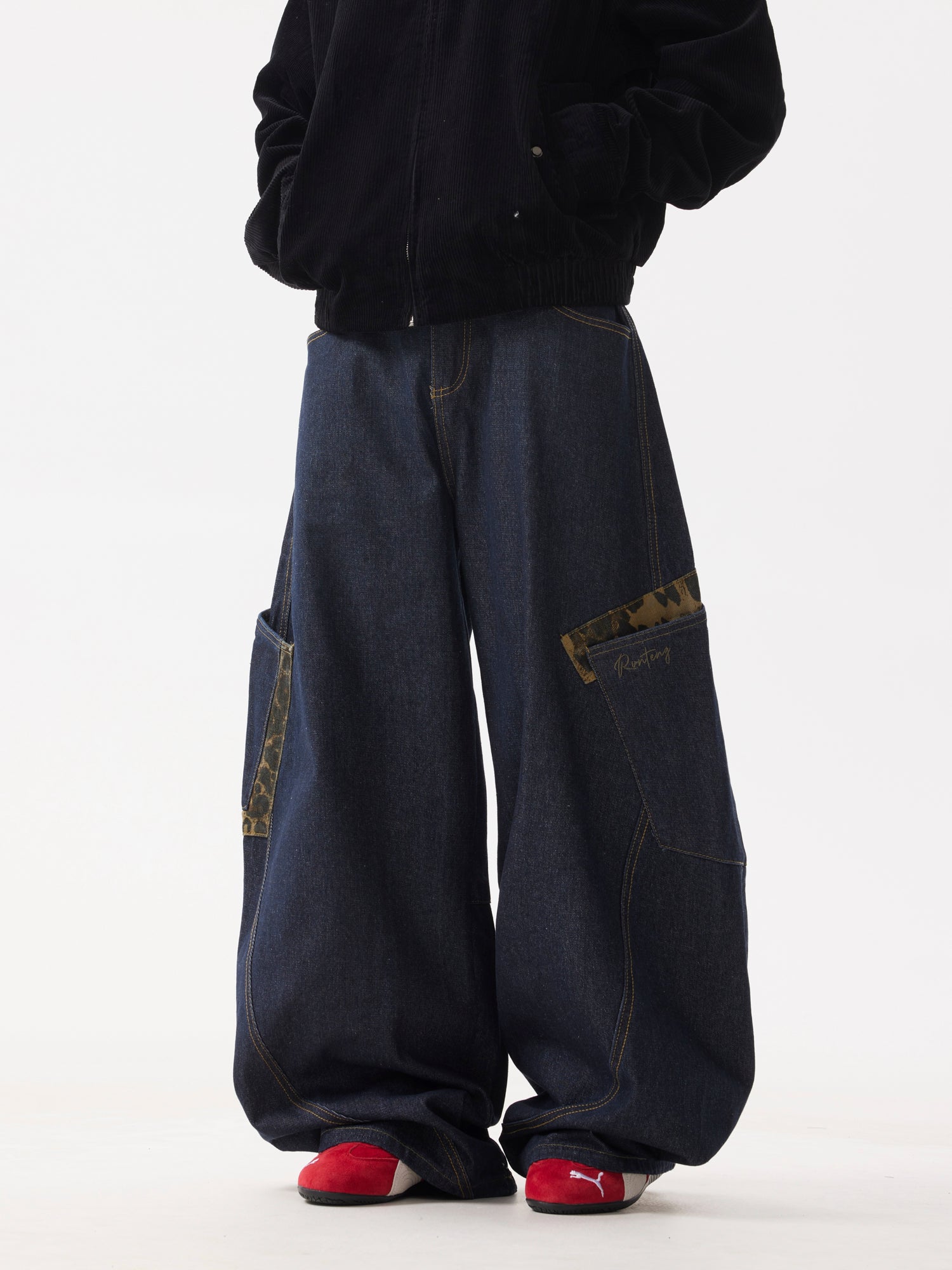 BTSG Leopard Baggy Scimitar Pants