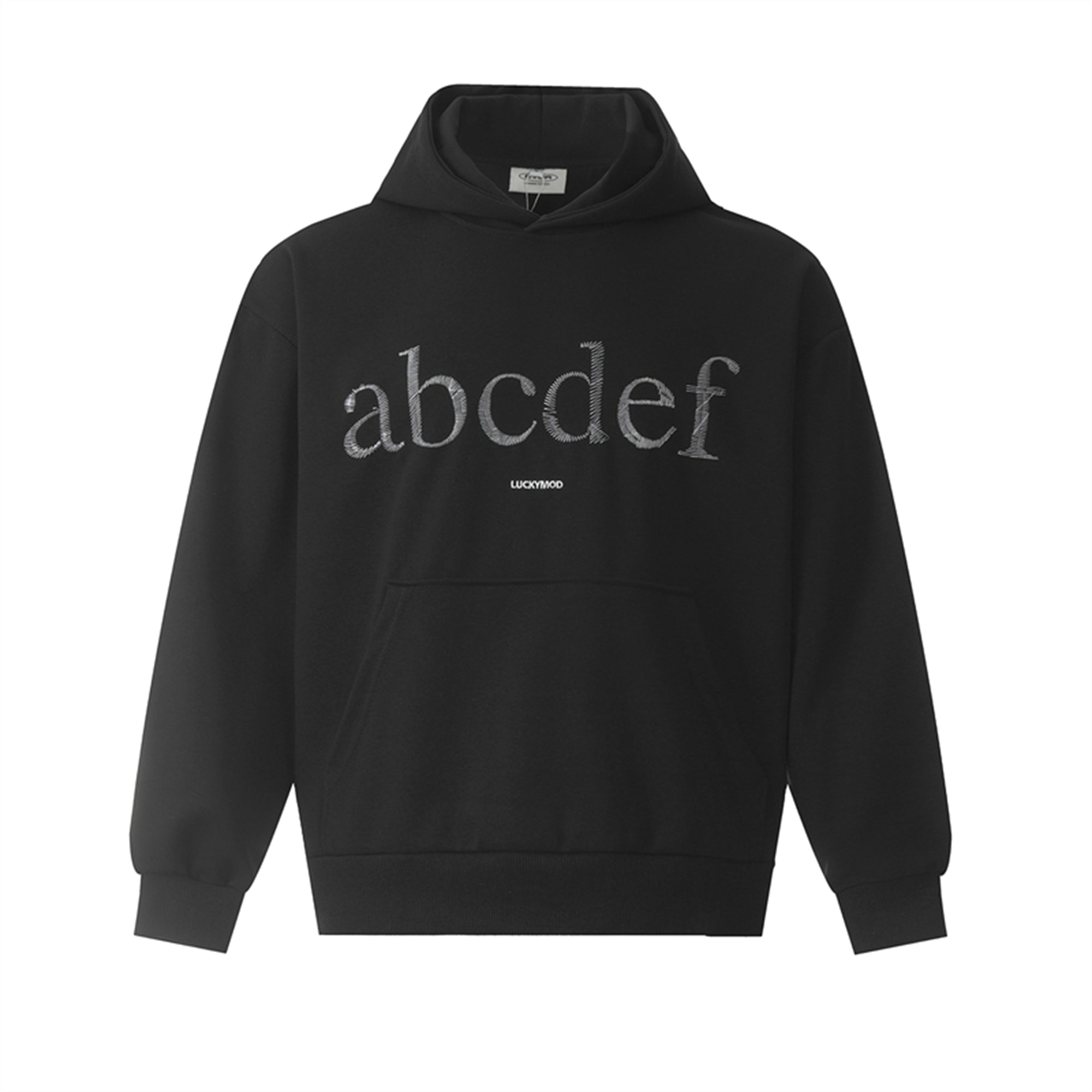 BTSG ABCD embroidered lettering Hoodie