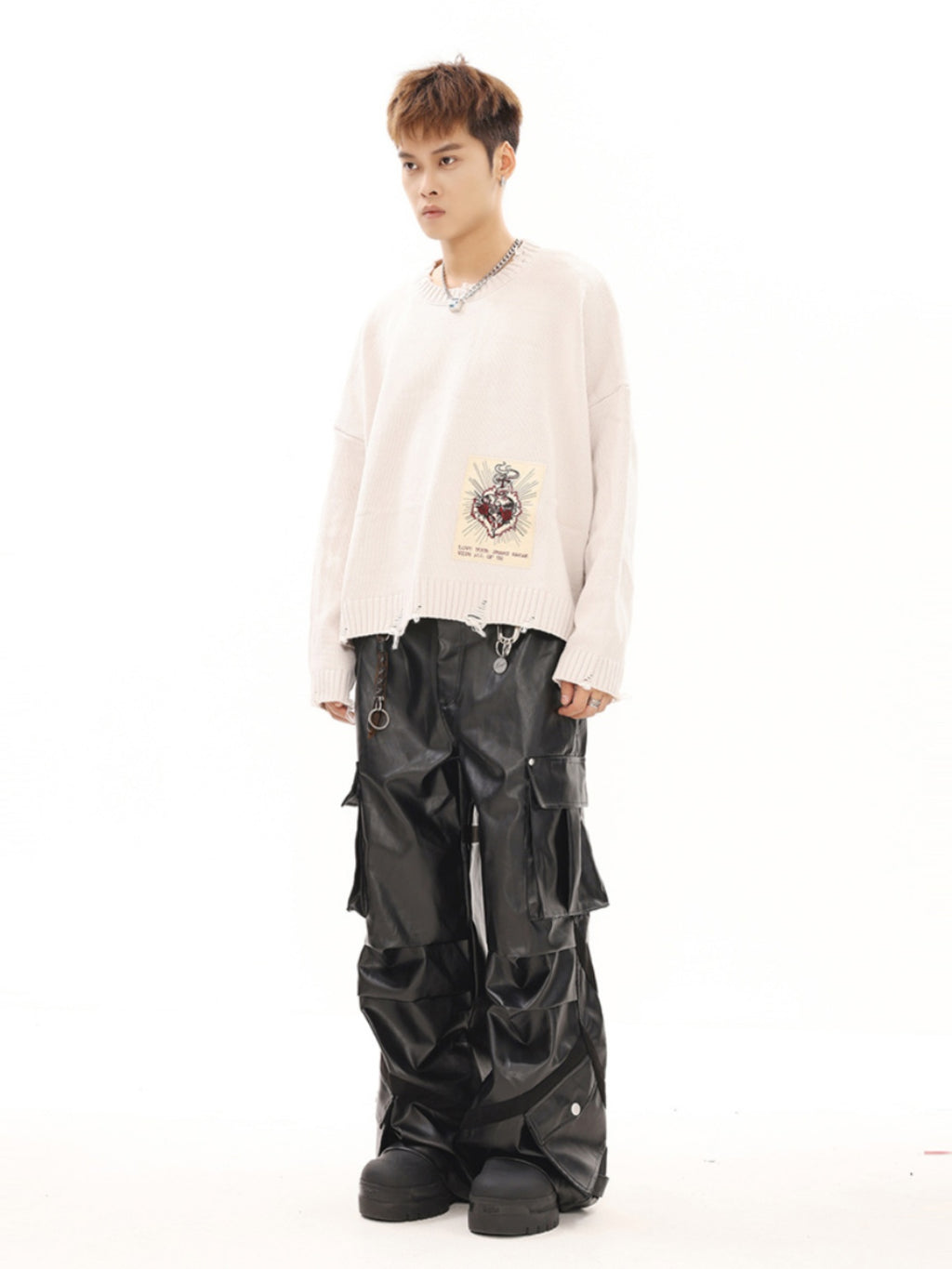 BTSG American Cargo Pants Wide-Leg