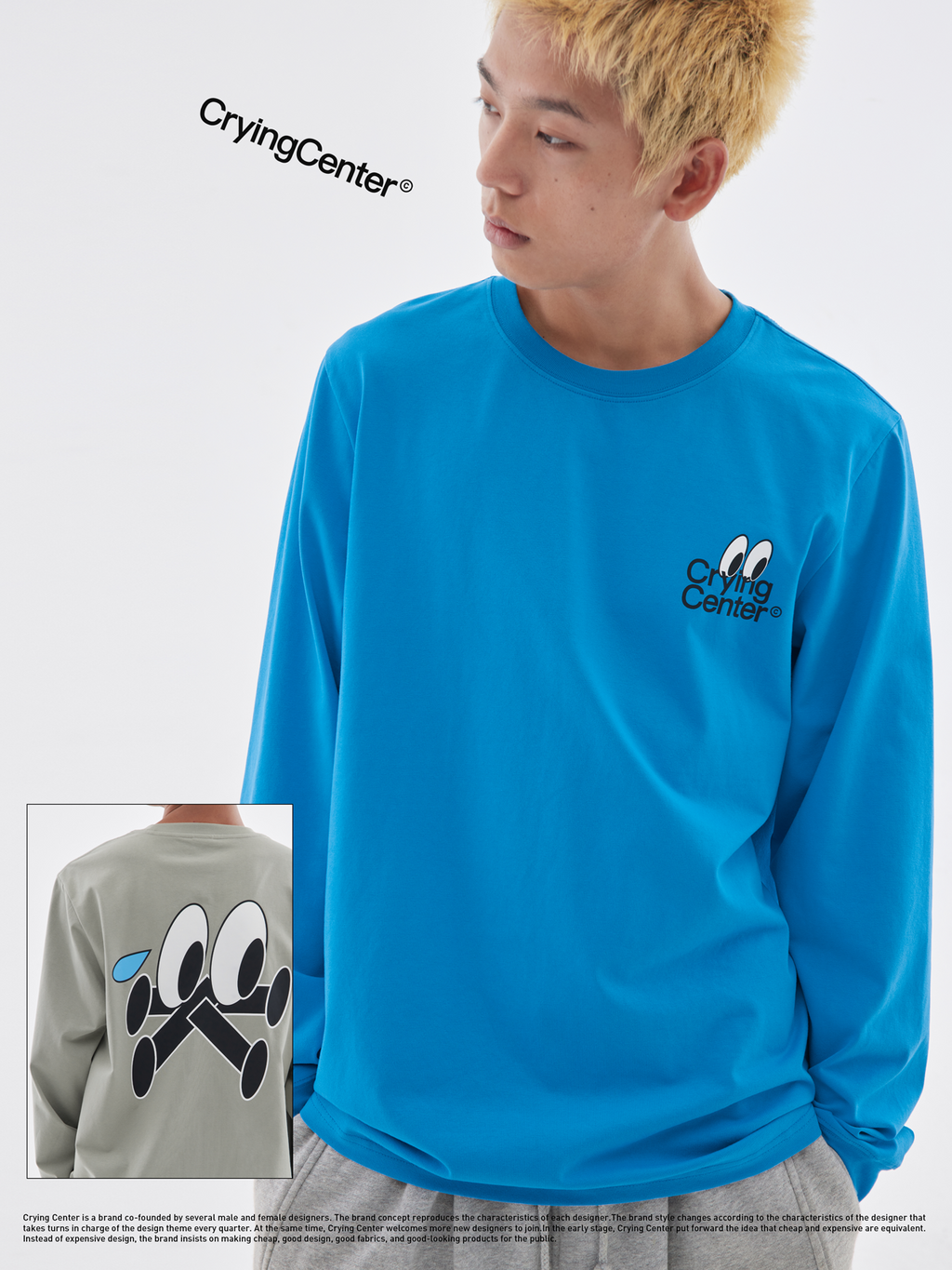 CryingCenter Crying Crying Villain Solona Long Sleeve tee