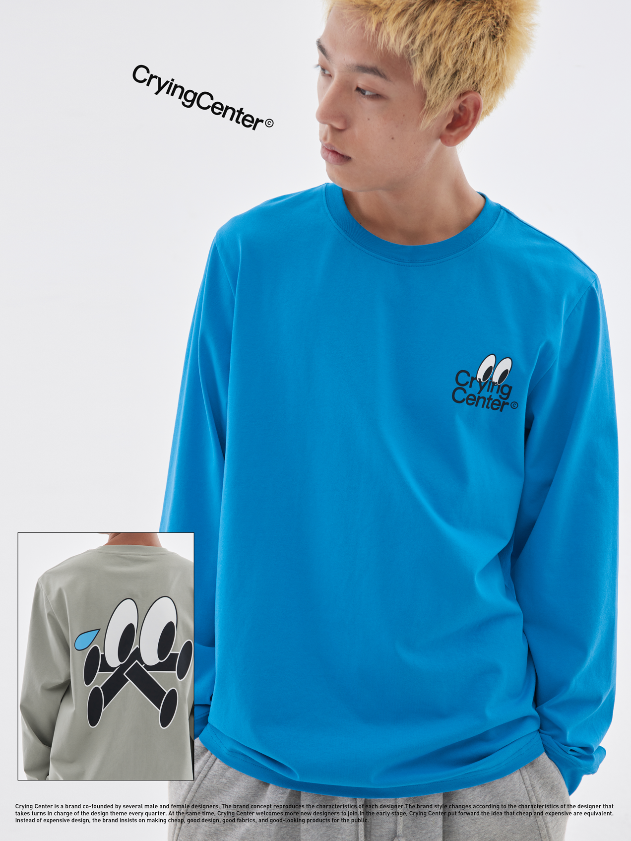 CryingCenter Crying Crying Villain Solona Long Sleeve tee