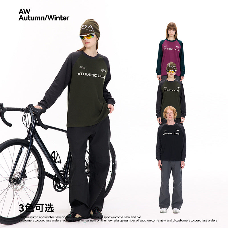 UNF American Reversible Velvet Long Sleeve Tee