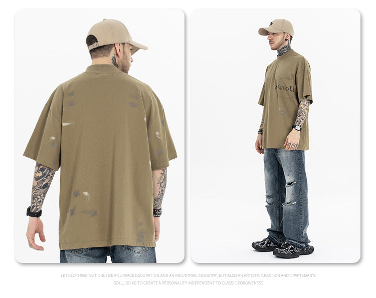 FORGIVNESS  Destruction Of Square Stitching Short Sleeve Tee