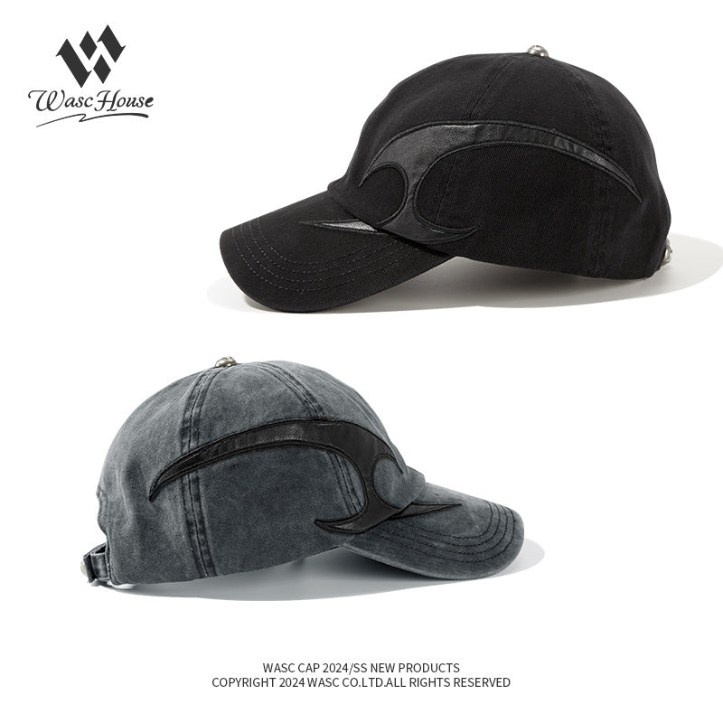 WASC Flame Denim Baseball Cap