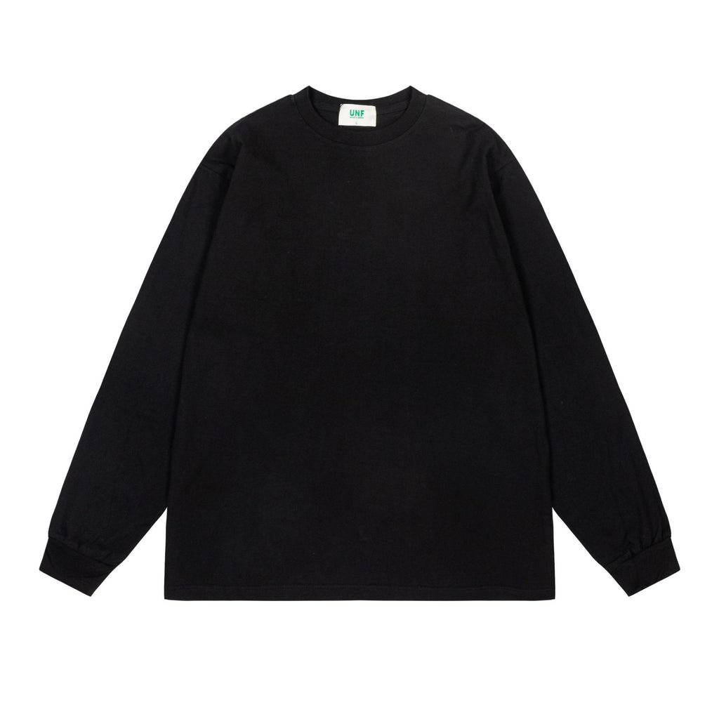 UNF Heavy 100% Cotton Loose Basic Understooth Long Sleeve Tee