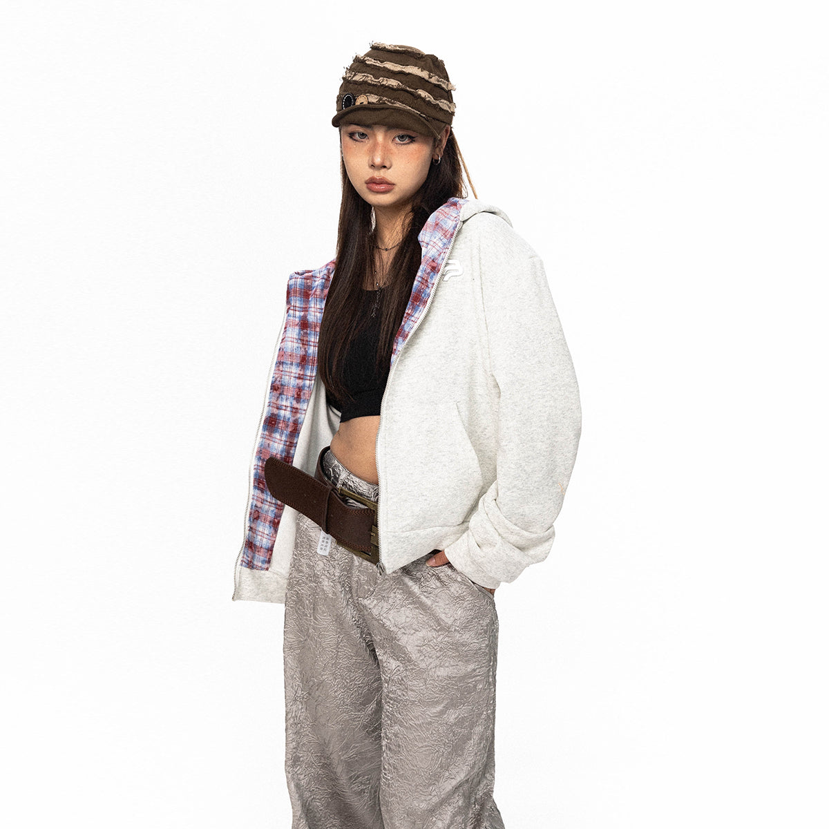 جاكيت بلاك بي بي الأمريكي الكاجوال بسحاب