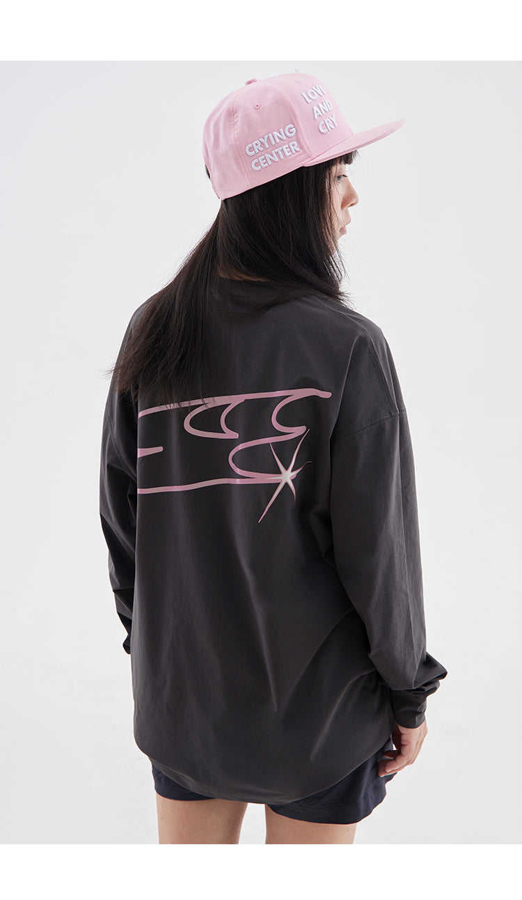 CryingCenter quick-drying jelly logo long tee