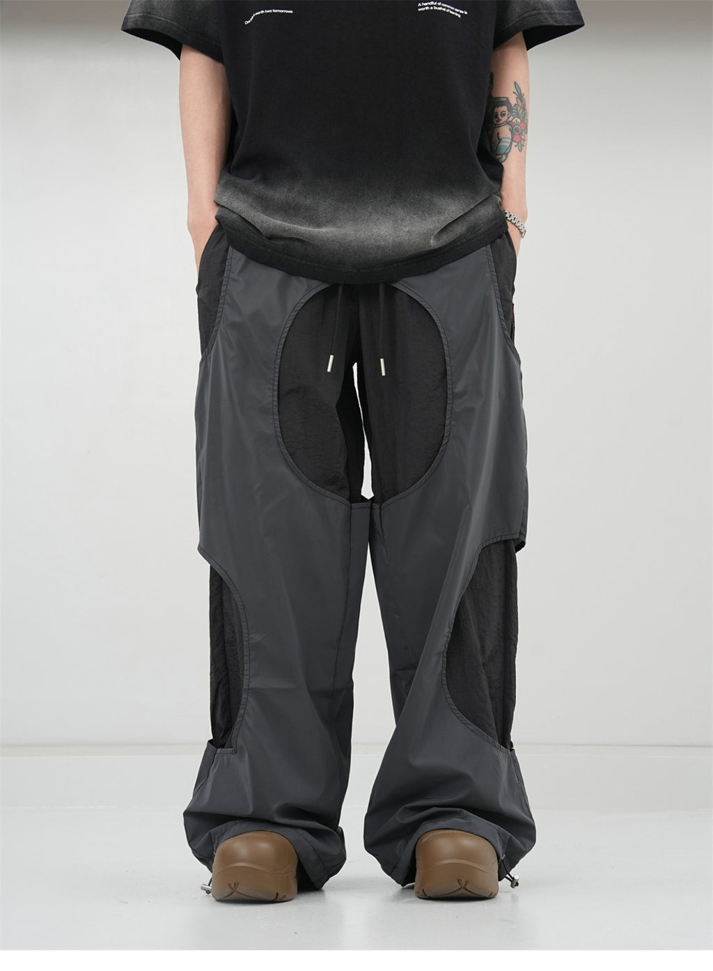 BTSG American Vintage Loose wide-Leg Athleisure Pants