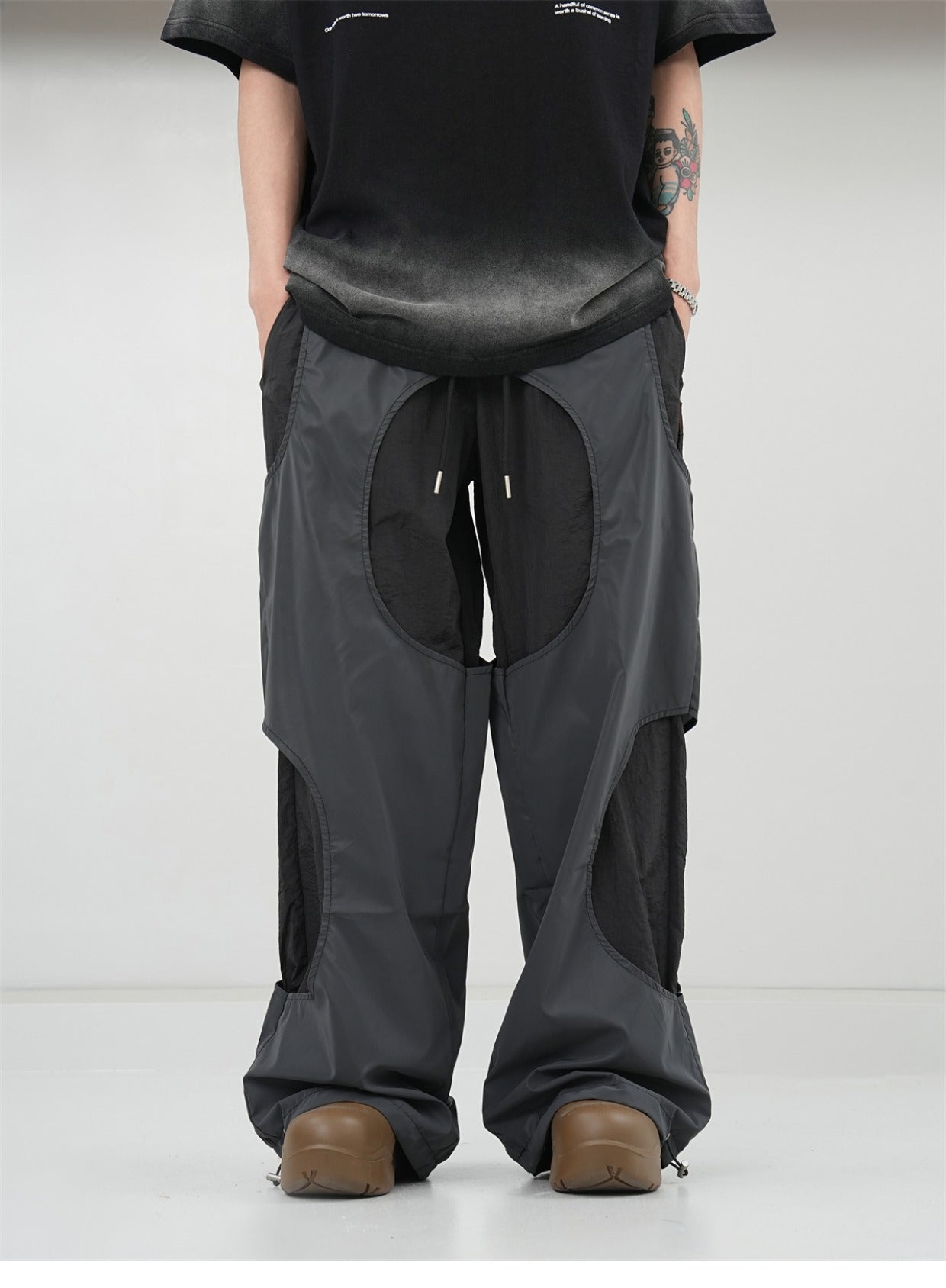 BTSG American Vintage Loose wide-Leg Athleisure Pants