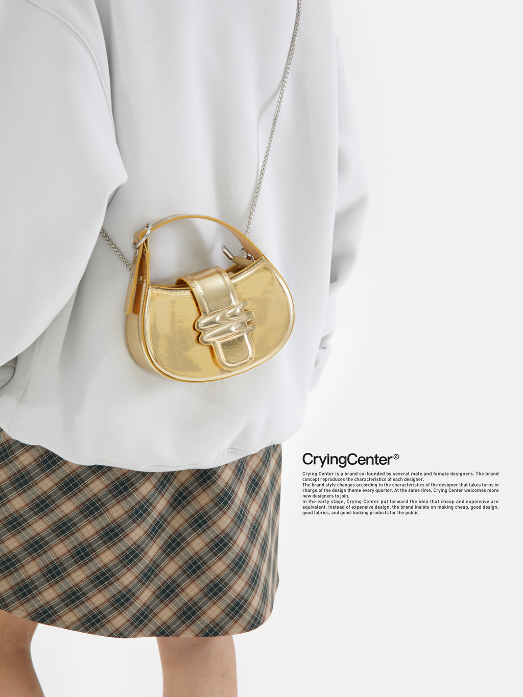 CryingCenter Golden Little Fortune Bag