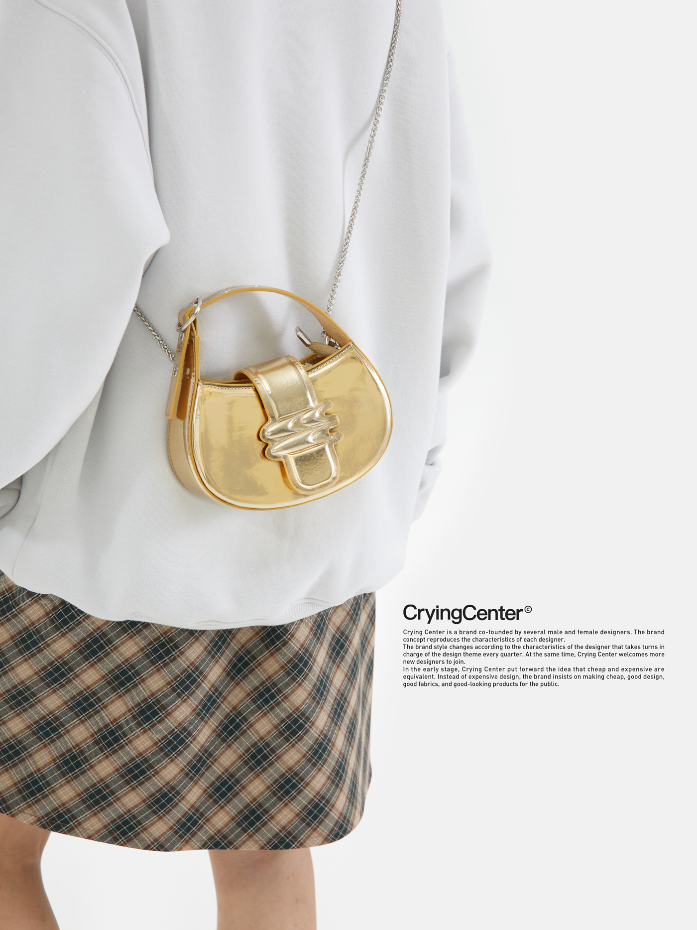 CryingCenter Golden Little Fortune Bag
