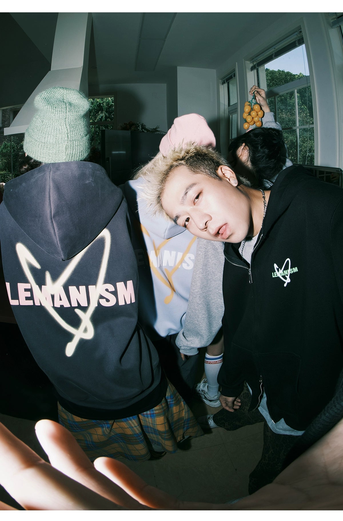 Lemanism Japanese H<3 Zipper Hoodie Jacket