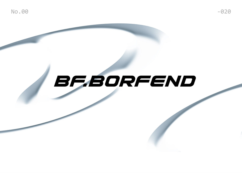 BF. BORFEND Street Letter Loose Sweatshirt