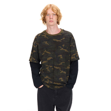 UNF American Vintage Camouflage Vintage Long Sleeve Tee