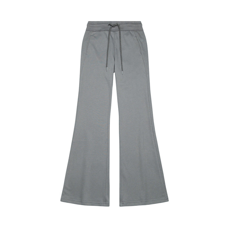 Nariele embroidered slim fit casual sports drawstring sweatpants