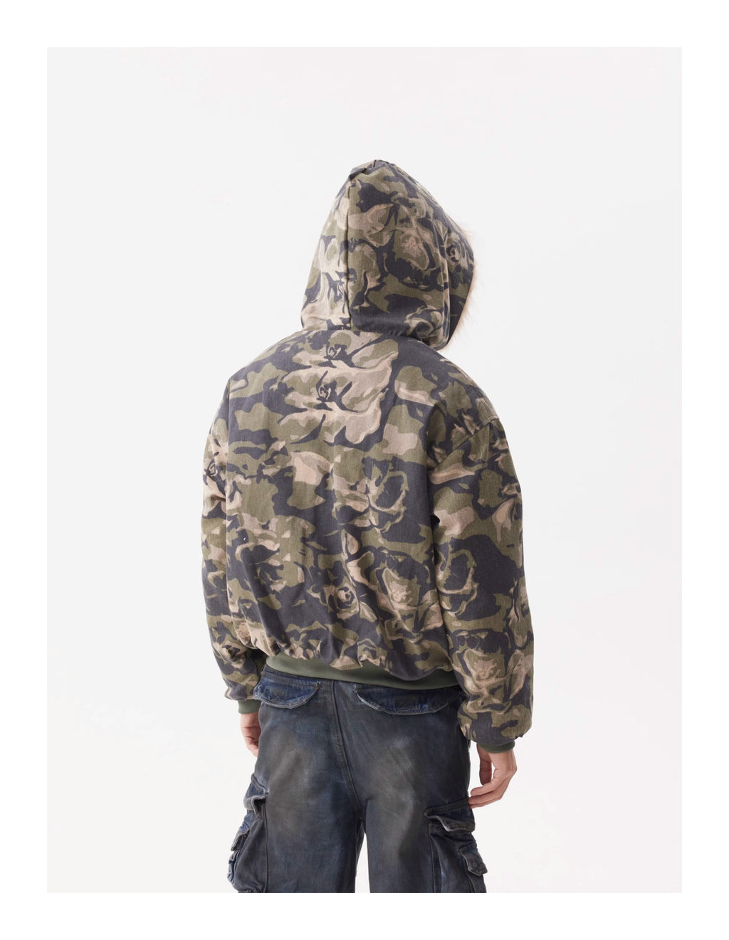 BTSG Camouflage Plush Mountain Carved Jacket