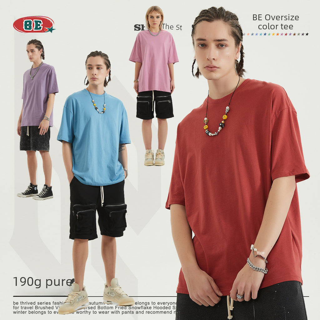 BE 190g Light Solid 100% Cotton Tee